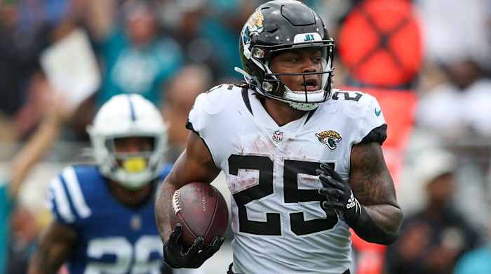Former Jaguars running back James Robinson was traded to the Jets.